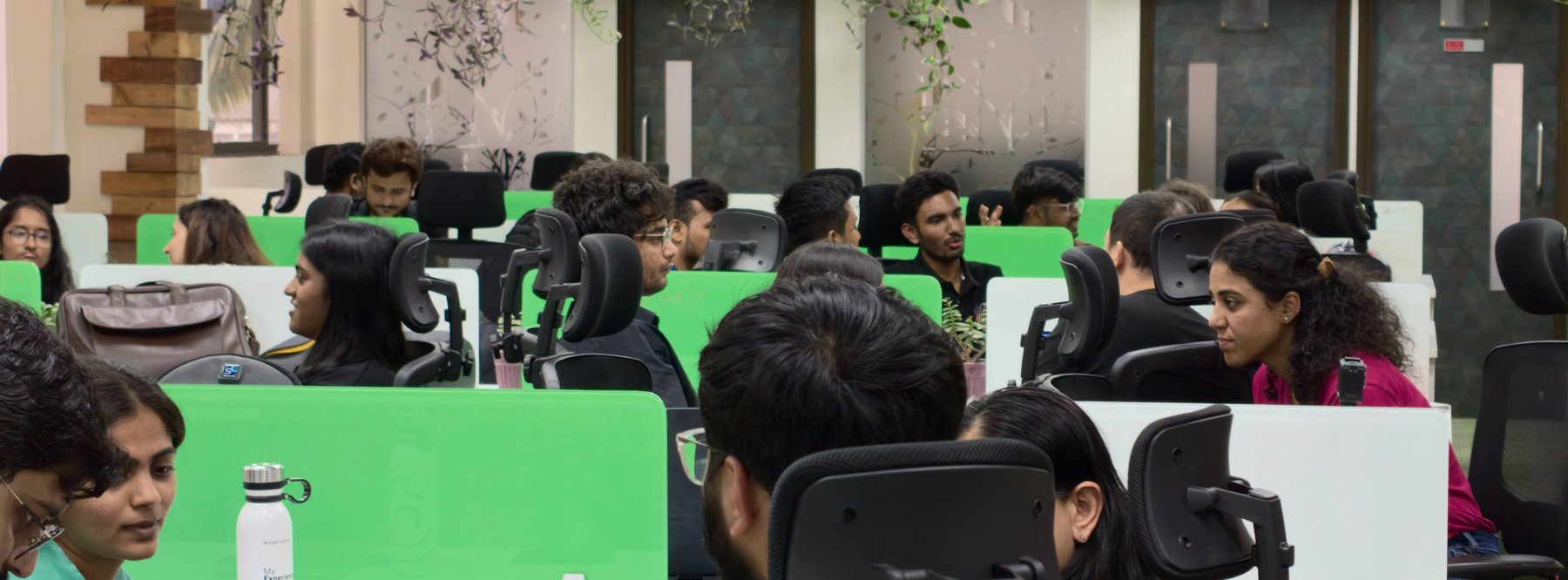 People talking at an AI Safety India meetup in Bangalore