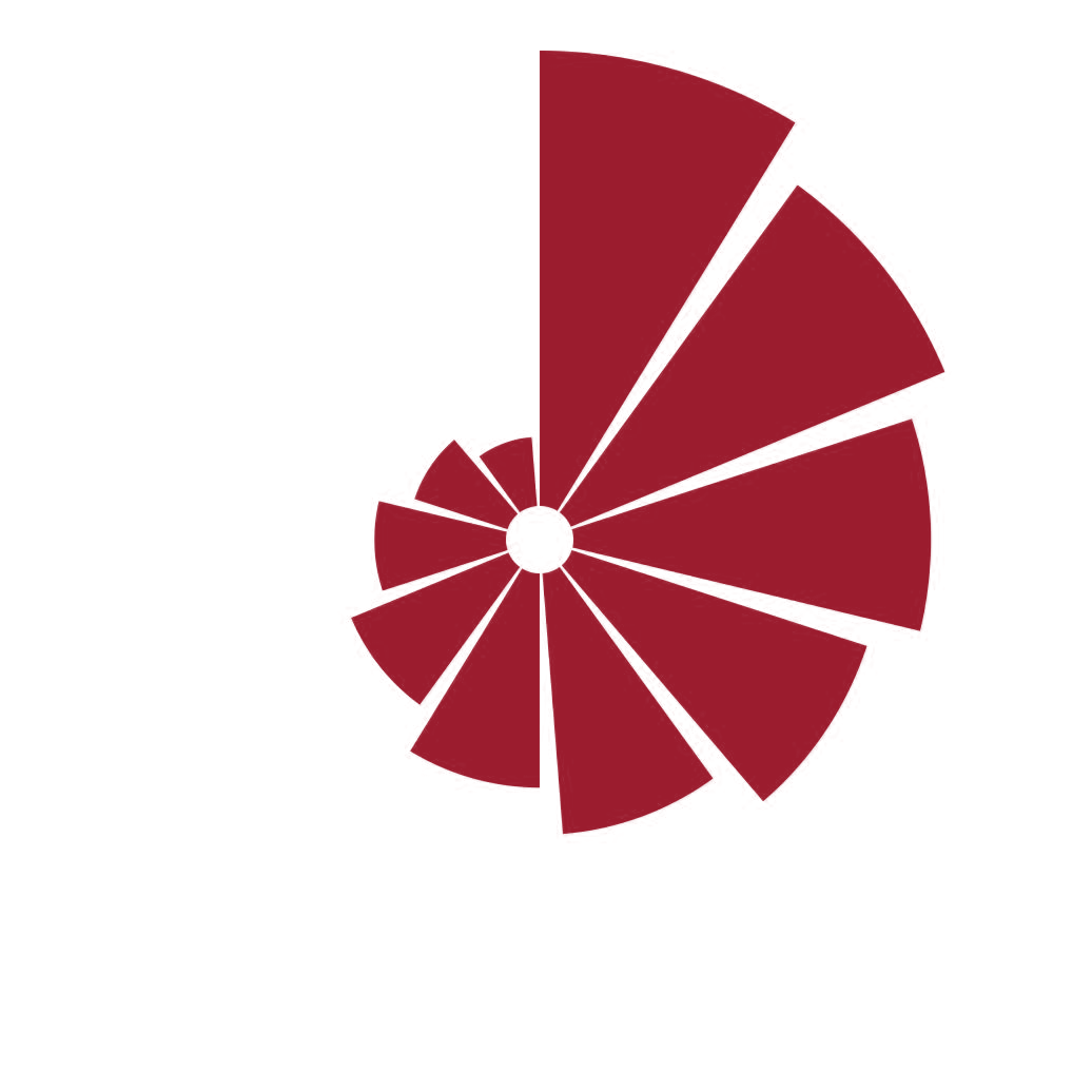 Symbol in crimson